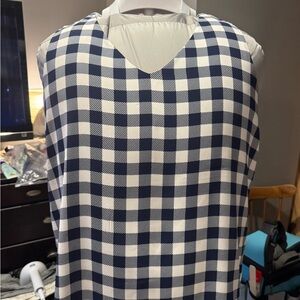 Ricki's Navy and White Checkered Tank Top